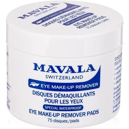 Mavala Eye Make - up Remover Pads 75 Pads - Maison des fragrances