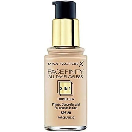 Max Factor Facefinity All Day Flawless 3 - in - 1 Liquid Foundation Lightweight Oil - Maison des fragrances
