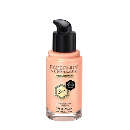 Max Factor Facenity All Day Flawless 3in1 Foundation C50 30ml - Maison des fragrances
