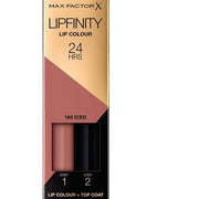 Max Factor Lipfinity Lip Colour Iced 160 Kiss - Proof Lipstick with 24h Hold - Maison des fragrances