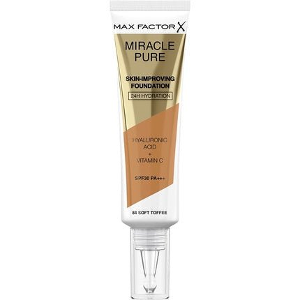 Max Factor Miracle Pure Foundation Soft Toffee 84 - Maison des fragrances