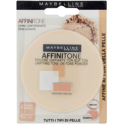 Maybelline Affinitone Powder 42 Dark Beige - Maison des fragrances