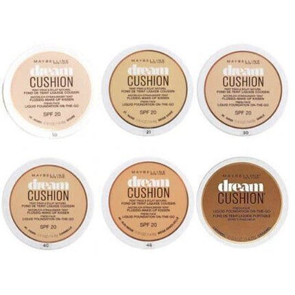 Maybelline Dream Cushion Liquid Foundation 10 21 30 40 48 60 70 - Maison des fragrances