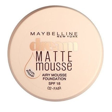 Maybelline Dream Matte Mousse Foundation Number 002 Fair - Maison des fragrances