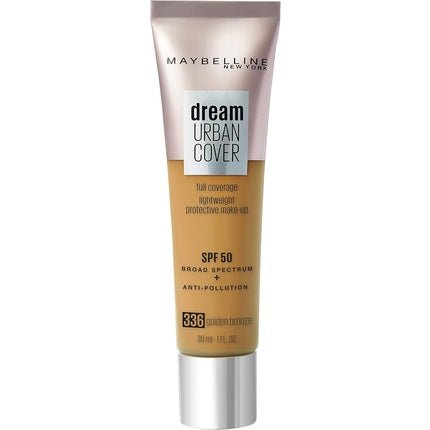 Maybelline Dream Urban Cover All - In - One Protective Makeup 336 SPF 50 Golden Bronze - Maison des fragrances