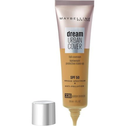 Maybelline Dream Urban Cover All - In - One Protective Makeup 336 SPF 50 Golden Bronze - Maison des fragrances