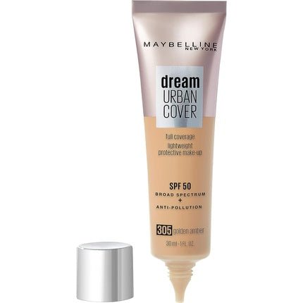 Maybelline Dream Urban Cover All - In - One Protective Makeup SPF 50 305 Golden Amber 30ml - Maison des fragrances
