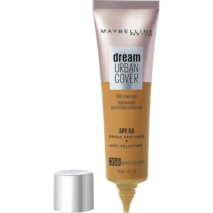 Maybelline Dream Urban Cover All - In - One Protective Makeup SPF 50 356 Warm Coconut - Maison des fragrances
