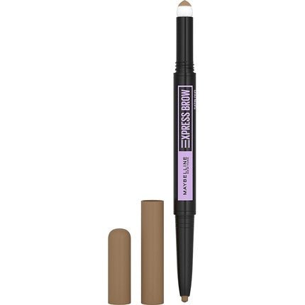Maybelline Express Brow Satin Duo Eyebrow Pencil 01 Dark Blonde 0.71g - Maison des fragrances