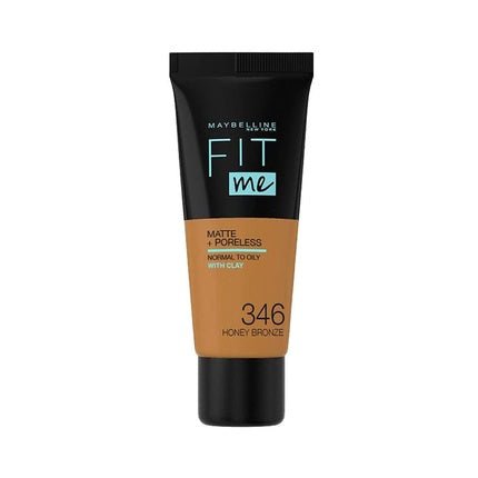 Maybelline Fit Me Matte + Poreless Foundation 346 Honey Bronze - Maison des fragrances