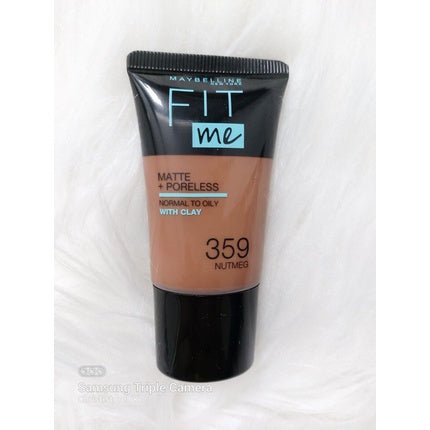 Maybelline Fit Me Matte & Poreless with Clay Foundation 18ml 359 Nutmeg - Maison des fragrances