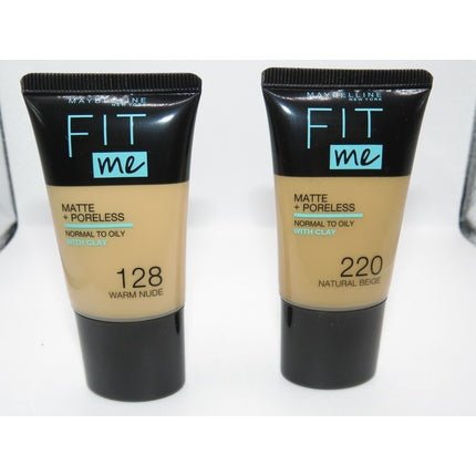 Maybelline Fit Me Matte & Poreless with Clay Foundation 18ml - Choose Shade - New - Maison des fragrances