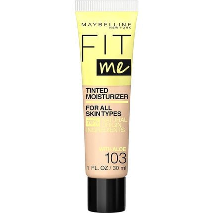 Maybelline Fit Me Tinted Moisturizer Natural Coverage Face Makeup 103 1 Fl Oz - Maison des fragrances