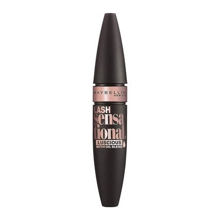 Maybelline Lash Sensational Mascara Luscious Black With Oil Blend 9.5ml - Maison des fragrances