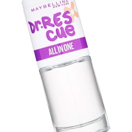 Maybelline Nail Polish Dr Rescue All In One 6.7ml Base/Top Coat White - Maison des fragrances
