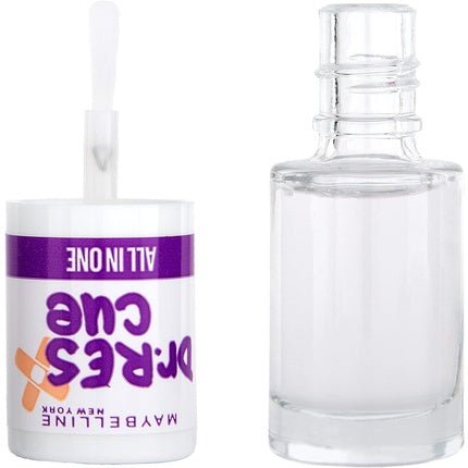 Maybelline Nail Polish Dr Rescue All In One 6.7ml Base/Top Coat White - Maison des fragrances