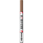 Maybelline New York Build A Brow 2 in 1 Brow Pen and Sealing Gel Real - looking Fuller Brows Waterproof Sweat and Smudge - resistant 24H Wear Vegan Formula Shade 255 Soft Brown - Maison des fragrances