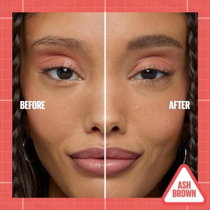 Maybelline New York Build A Brow 2 in 1 Brow Pen and Sealing Gel Real - looking Fuller Brows Waterproof Sweat and Smudge - resistant 24H Wear Vegan Formula Shade 259 Ash Brown - Maison des fragrances