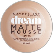 Maybelline New York Dream Matte Mousse Natural Base Makeup with Mattifying Primer for Medium Skin Tone 18ml - Maison des fragrances