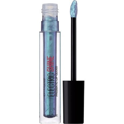 Maybelline New York Electric Shine Holographic Lip Gloss Electric Blue 165 - Maison des fragrances
