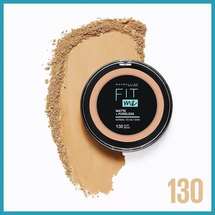 Maybelline New York Fit Me Matte and Poreless Powder 130 Buff Beige - Maison des fragrances