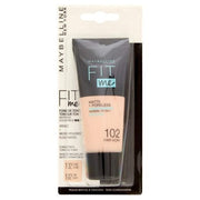 Maybelline New York Fit Me Matte & Poreless Fluid for Normal to Oily Skin 102 Ivory 30ml - Maison des fragrances