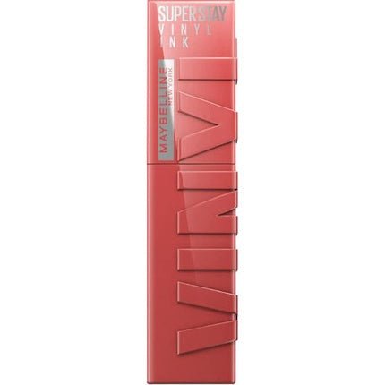 Maybelline New York Lip Color Smudge - Free Long Lasting Liquid Lipstick Shine Finish SuperStay Vinyl Ink 16h 15 Peachy - Maison des fragrances