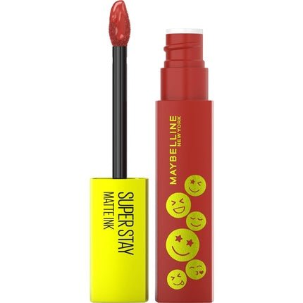 Maybelline New York Liquid Lipstick with Matte Finish 16h Long - lasting without Smudging Vegan Formula Super Stay Matte Ink Moodmaker 5ml 455 Harmonizer - Maison des fragrances