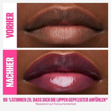 Maybelline New York Shiny Lip Gloss for Fuller Looking Lips Moisturizing with Hyaluronic Acid Lifter Gloss Candy Drop Color: No. 022 Peach Ring 5.4ml - Maison des fragrances