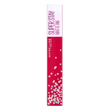 MAYBELLINE New York Super Stay Matte Ink Liquid Lipstick Transfer - Proof Long - Lasting Limited - Edition Birthday Cake - Scented Shades Life of the Party 0.17 Fl Oz - Maison des fragrances