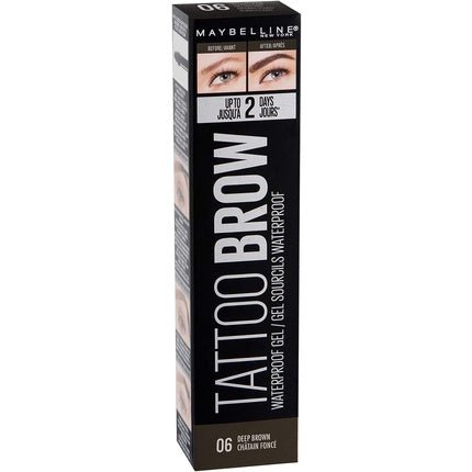 Maybelline New York Tattoo Brow Waterproof Eyebrow Gel 5ml Deep Brown - Maison des fragrances