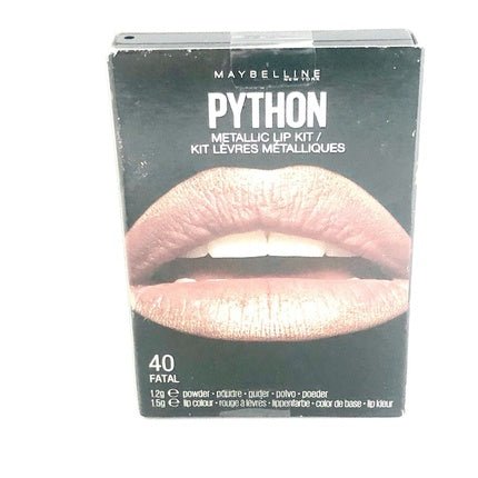 Maybelline Python Metallic Lip Kit Fatal 40 Brown & Bronze - Maison des fragrances