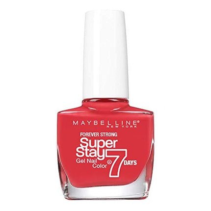 Maybelline Superstay 7 Days Tone 501 Cherry Long Lasting Gel Effect Nail Polish Color Red 501 Cherry - Maison des fragrances