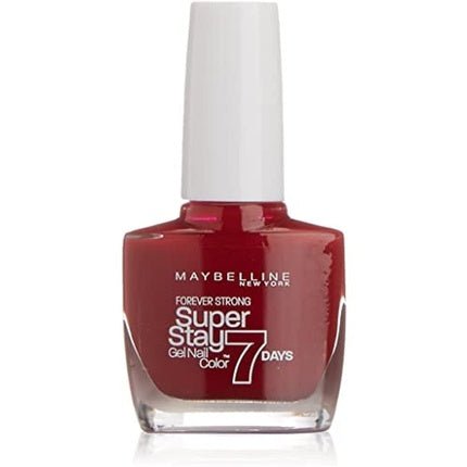 Maybelline Superstay 7 Days Tone 501 Cherry Long Lasting Gel Effect Nail Polish Color Red 501 Cherry - Maison des fragrances