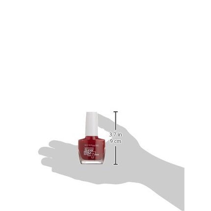 Maybelline Superstay 7 Days Tone 501 Cherry Long Lasting Gel Effect Nail Polish Color Red 501 Cherry - Maison des fragrances
