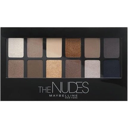 Maybelline The Nudes Eyeshadow Palette - 12 Shades, 9.6g - Maison des fragrances