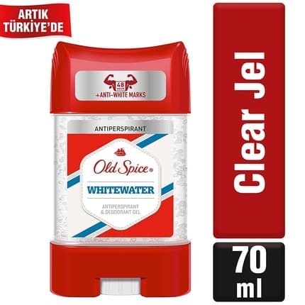 Old Spice Whitewater Deodorant Stick Antiperspiring Free of Aluminum and Sulfates 70ml