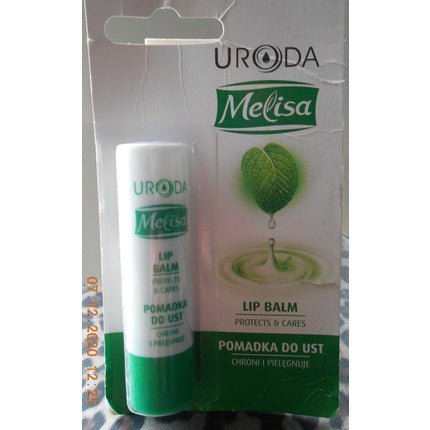Melissa Lip Balm Protect & Care with Beeswax, Vitamin E, Carnauba Wax, Lanolin, UVA/UVB - Maison des fragrances