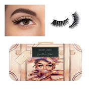 Melody Lashes Natural Eyelashes Premium Quality Half Lashes Soft Cotton Band Reusable Vegan Natural Cat Eye Lashes for a Dreamy Eye Look Confidence - Maison des fragrances