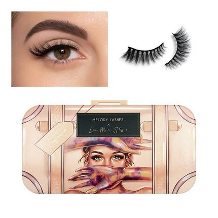 Melody Lashes Natural Eyelashes Premium Quality Half Lashes Soft Cotton Band Reusable Vegan Natural Cat Eye Lashes for a Dreamy Eye Look Confidence - Maison des fragrances