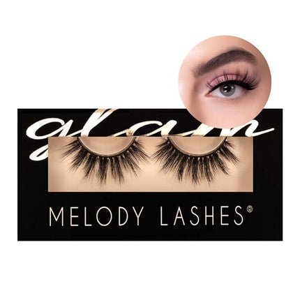 Melody Lashes Natural Fluffy Cat Eye Lashes Premium Quality Soft Cotton Band 15x Reusable Vegan Makeup Stella - Maison des fragrances