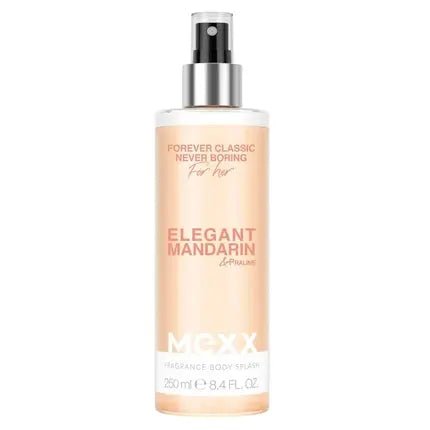 Mexx Forever Classic Never Boring Elegant Mandarine Praline Body Mist Eau de Toilette (EDT) Femme 250ml - Maison des fragrances