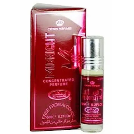 Midnight Roll On Essential Perfume Oil Unisex par Al-Rehab 6ml 0.2 Fl Oz - Maison des fragrances