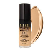 Milani Conceal + Perfect 2 - in - 1 Foundation + Concealer Golden Vanilla 1 Fl. Oz. - Shade 04A2 - Cruelty - Free Liquid Foundation - Maison des fragrances