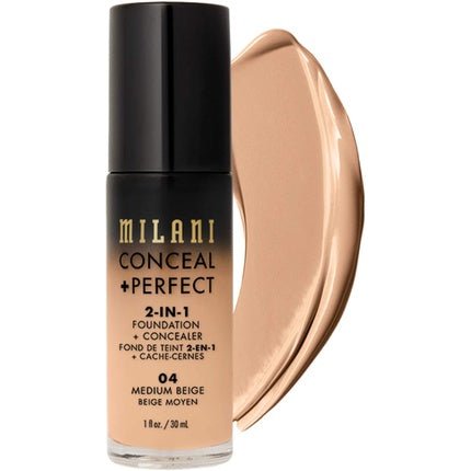 Milani Conceal + Perfect 2 - in - 1 Foundation + Concealer Medium Beige - Maison des fragrances