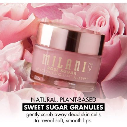 Milani Rose Sugar Lip Scrub Lip Exfoliator for Lip Care and Lip Repair - Maison des fragrances