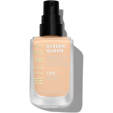 Milani Screen Queen Liquid Foundation Makeup with Digital Bluelight Filter Technology Golden Fair - Maison des fragrances