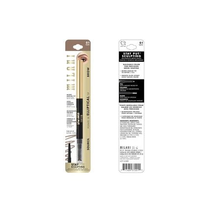 Milani Stay Put Brow Sculpting Mechanical Pencil Taupe 0.01 Ounce - Maison des fragrances