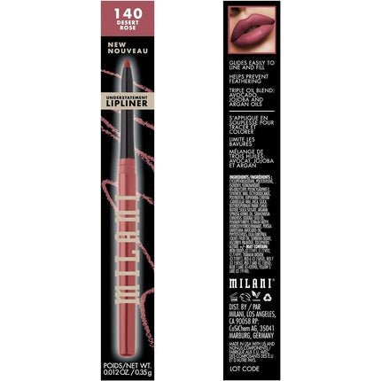 Milani Understatement Lipliner Pencil Highly Pigmented Retractable Soft Lip Liner Pencil Easy to Use Lip Makeup - Maison des fragrances