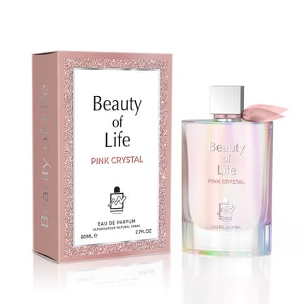Milestone Beauty Of Life Pink Crystal Eau de Parfum (EDP) Mixte 80ml - Maison des fragrances
